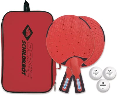 Weerbestendige Tafeltennis Set met Rackets en Ballen in Draagtas