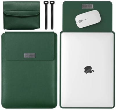 EtuiTab 3IN1 - Laptophoes - Waterdicht - Voor Macbook 13,3 en 14,2 - Groen