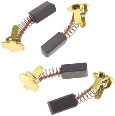 Dailygoody - Carbon Borstels - Vervangingsonderdelen - Set van 4 - Grijs - Geschikt voor Hitachi - Hoogwaardige materialen - Voor diverse accugereedsc