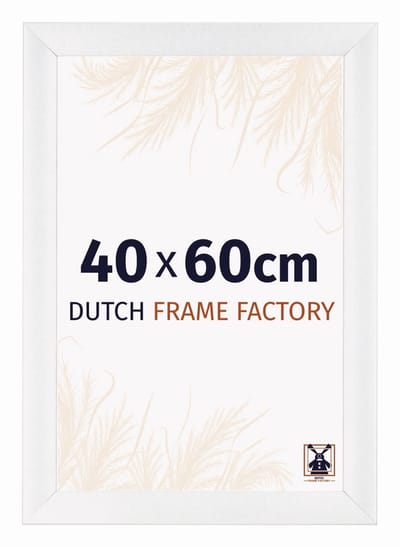 Fotolijst 40x60 cm - MDF - Wit Hoogglans - Praag