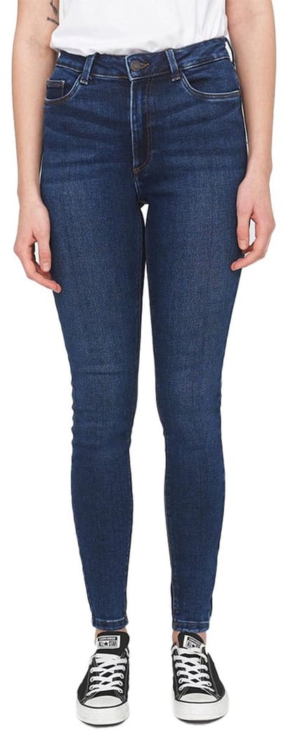Noisy May Callie Chic High Waist Vi072db Bg Spijkerbroek Blauw 25 / 30 Vrouw