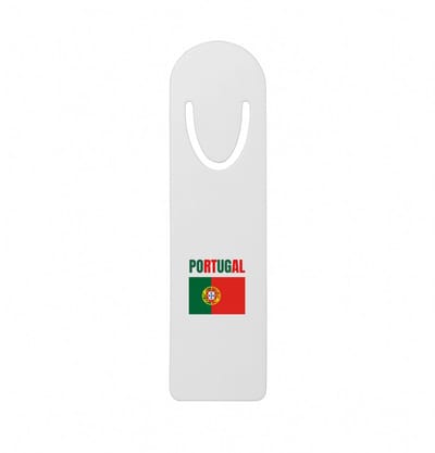 Hacebo® - Portugal vlag metalen boekenlegger - Portugal - reizigers - verjaardagscadeau - souvenir - vakantie - kado - gift - geschenk Bladwijzer boekenleggers - 12.7 cm x 3.2cm