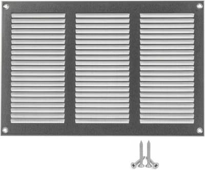 Metaal Ventilatierooster 300x200mm met Insectenbescherming - Ideale Oplossing voor Luchtcirculatie