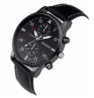 Hidzo Horloge Chronos ø 37 mm - Blauw/Groen/Blauw - Inclusief horlogedoosje