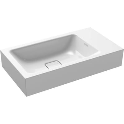 Kaldewei CONO wall-mounted washbasin 3073 without tap hole 55 cm, right-hand version 908006003001