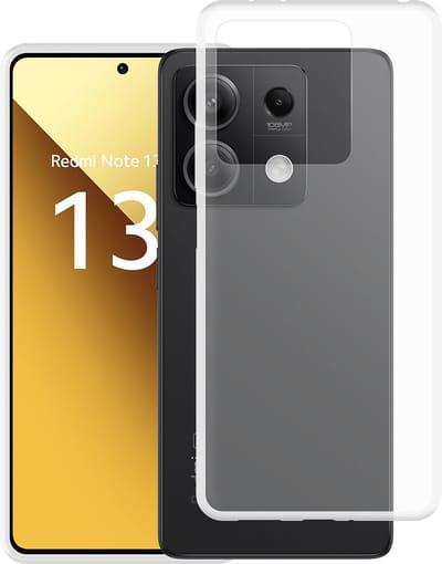 Cazy hoesje geschikt voor Xiaomi Redmi Note 13 (5G) Hoesje Siliconen - Flexibele Case - Transparant