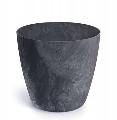 Prosperplast Mate Beton Effect - Bloempot - Antraciet - 11,9 cm - Gemaakt van kunststof