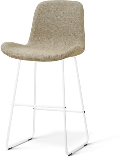 Nolon Nino-Fé barkruk taupe melange - wit onderstel - 75 cm