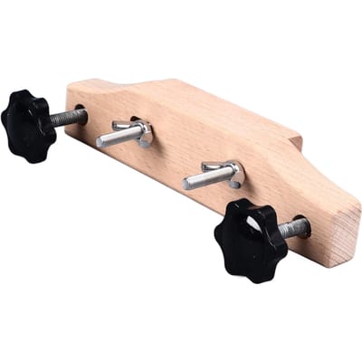 Gitaarbrugklem Houten Fixtuur Luthier Gereedschap Instrument Accessoire voor Onderhoud Houten beige