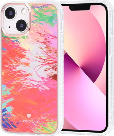UNIQ Accessory Telefoonhoesje voor Apple iPhone 13 Mini - TPU/Polycarbonaat - Print & Back Cover - Bescherm je Telefoon!