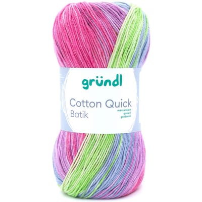 Gründl Cotton Quick Batik - Oranje/Groen/Blauw/Paars
