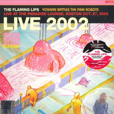 LP Plaat FLAMING LIPS Yoshimi Battles The Pink Robots Liv 093624872726PIN WARNER 2023 VS Rock pink