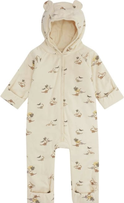 Konges Slojd Dino Kubi New Born Onesie Baby with Hood - 12 tot 18 maanden