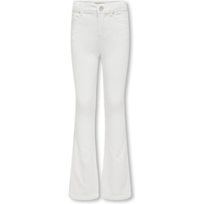 ONLY KOGROYAL LIFE REG FLARED PIM NOOS Meisjes Jeans - White