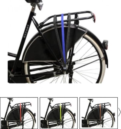 DE POORT snelbinder 65cm zwart (op kaart)