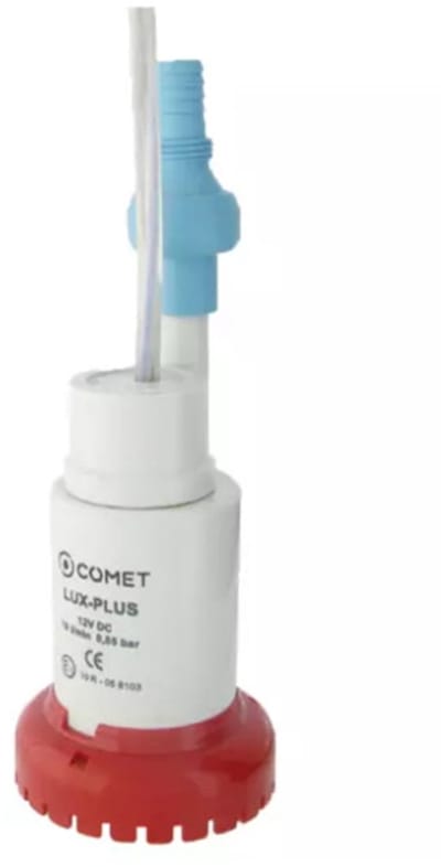 Comet waterpomp Lux-Plus met Terugslagklep 12V-19 Liter pet minuut