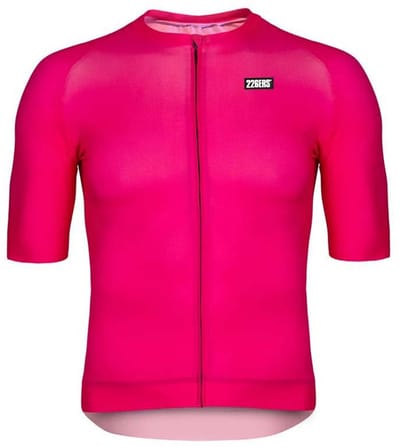 226ers Color Block Korte Mouw Wielertrui Roze M Man