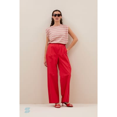 By-Bar Diede Nautic Stripe Top Red Nautic Stripe Size: XS | Tanks &amp; Camis Outlet | Dames | Rood