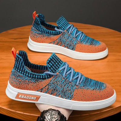 Heren Sneakers Zomer Heren Mesh Ademend Casual Schoenen Heren Mode Veelzijdig Lichtgewicht Antislip Hardloopschoenen Tenis Masculino 39 gray