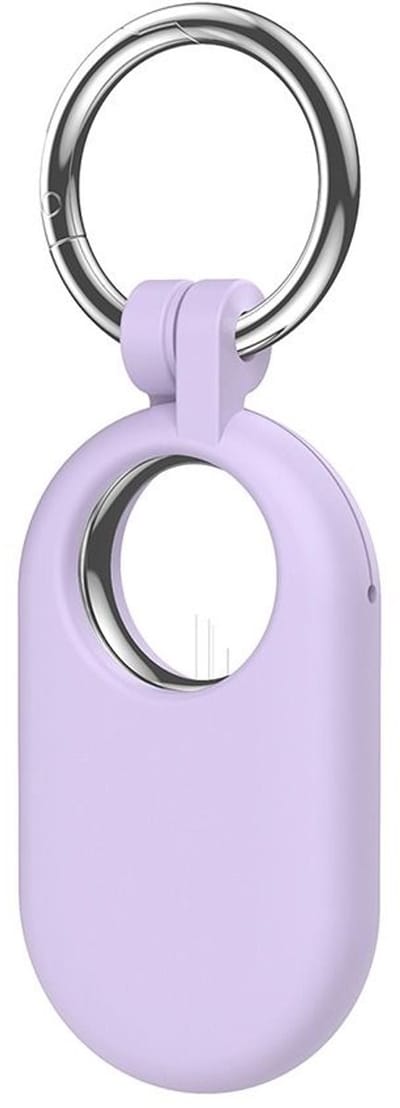 Scoby - Sleutelhanger - Taghouder - Siliconen hoes - Keychain Holder - Geschikt voor Samsung SmartTag 2 - 1 stuk - Paars