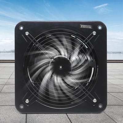 Premium - Afzuigkap - Ventilatie - Stil en krachtig - Zwart - Efficiënt - Afzuigventilator - Diameter 300 mm - Voor betere luchtkwaliteit - Zwart model - Afzuigkap Afzuigventilator Ventilatieblazer 300 mm Fit Raammuur Keuken Badkamer - 1420