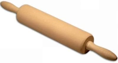 Deegroller Hout - Bakroller Keuken - Bakken en Koken - Metalen As - 40 cm - Natuurlijk Hout