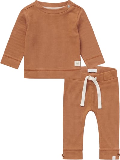 Noppies Unisex baby kledingset: Shirt Joanna en Broek Julesberg Chipmunk maat 56