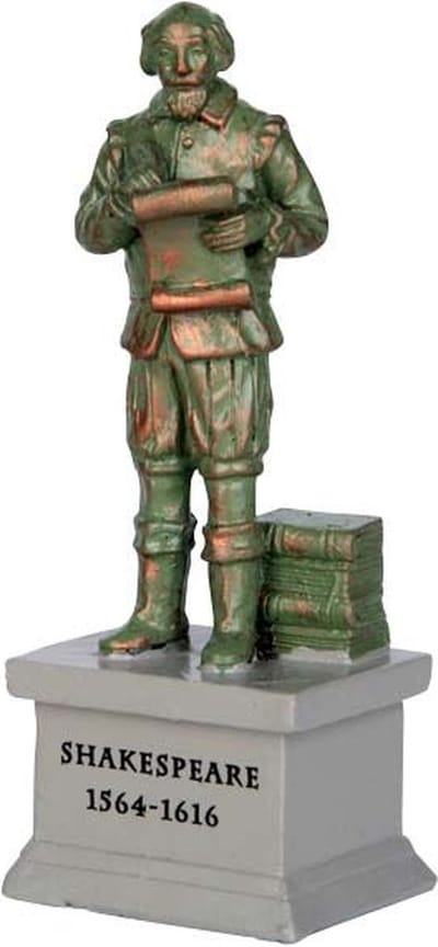Lemax - Park Statue ? Shakespeare - Kersthuisjes & Kerstdorpen