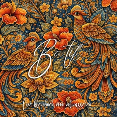 Luxe Batik Kleurboek Voor Volwassenen - Koekoek Kinderboek