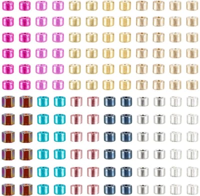 Rocailles Cilinder Rocailles Kleurrijke pony kralen voor borduren Halsketting Armband Oorbel Sieraden maken