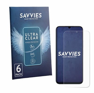 Savvies - Screenprotector voor realme C100 4G - Folie Beschermfolie transparant 6 Stuks