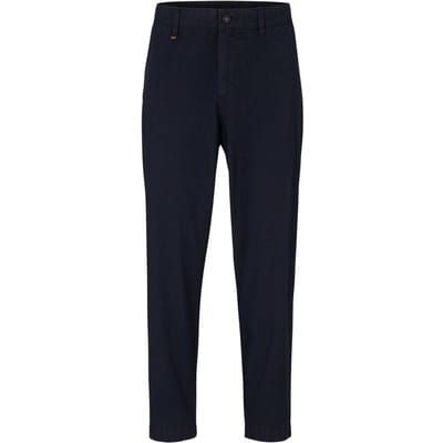 Boss Heren Statum Regular-chino’s (Donkerblauw)