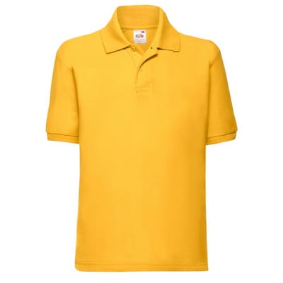 Fruit of the Loom Kinder/Kinder 65/35 Poloshirt (Zonnebloem)