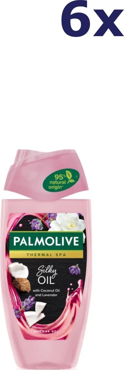 Palmolive Thermal Spa - Douchegel - Silky Oil - 6x 250ml - Voordeelverpakking
