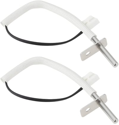Dailygoods- Temperatuursensor NTC 2 Stuks - Temperatuur Sensor Probe - Vervangingssonde - Geschikt voor Air Fryer - Afmetingen 20 mm x 10 mm - Eenvoudige installatie - Temperatuursensoren