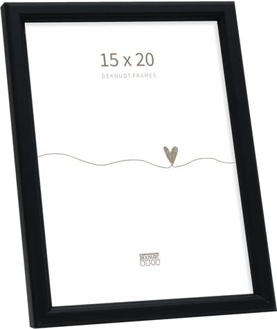 Deknudt Frames fotolijst S236K2 - zwart hout - voor foto: 15x20 cm