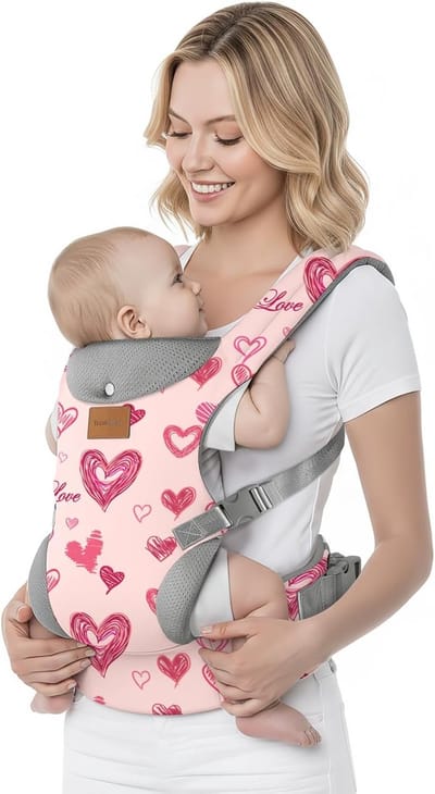 Ergonomische Verstelbare Baby- en Peuterdraagzak voor 3-30 kg met Nek- en Rugsteun