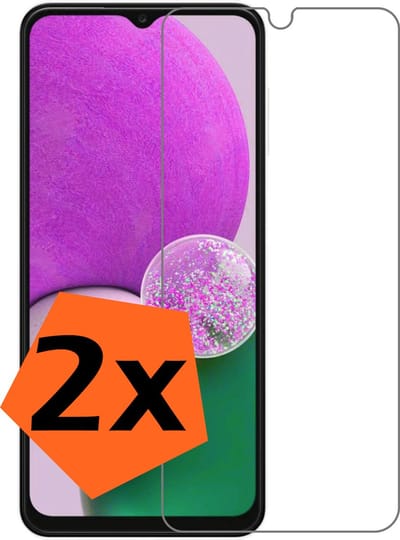 Screenprotector - 2 Stuks - Geschikt voor Samsung Galaxy A13 5G - Extra Sterk - Gehard Glas - Beschermglas - Tempered Glass - Screen Protector