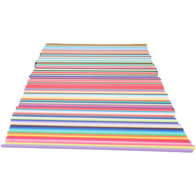 110 PIÈCES Recharges de Filament pour Stylo 3D 22 Couleurs Filament d'Impression PCL Consommables Basse Température Diamètre 2,5 mm Longueur 15 cm
