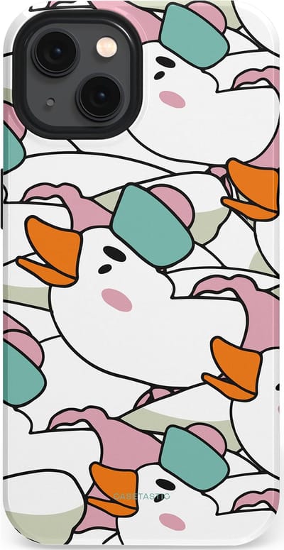 Casetastic Hoesje Geschikt voor Apple iPhone 13 Magsafe - Stijlvolle Beschermende Duo-layer Case - Gansmatroos