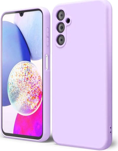 Hoesje met Camera Bescherming Geschikt voor Samsung Galaxy A14 | Back Cover | Dun | Flexibel TPU | Lila