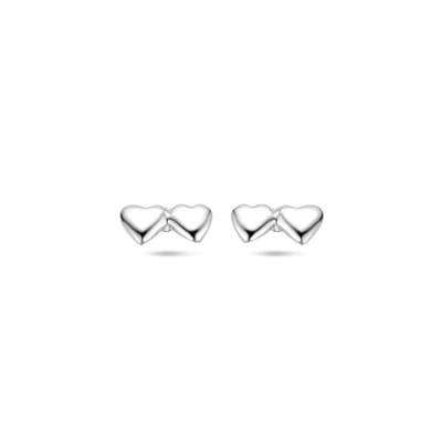 YO&NO Oorknoppen hartjes - Oorbellen Dames - Gerhodineerd 925 zilver