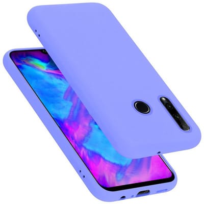 Cadorabo Hoesje geschikt voor Honor 10i / 20i / 20 LITE / Huawei Enjoy 9S in LIQUID LICHT PAARS - Beschermhoes gemaakt van flexibel TPU silicone Case Cover