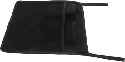 Kinderwagen Opbergtas - Hangtas Organizer - Babybenodigdheden Meenemen - Weerbestendig Ritsontwerp - 48 x 32.5 cm - Zwart