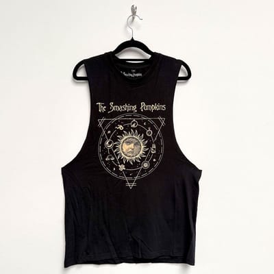 Smashing Pumpkins - Celestial Sun Tanktop - M - Zwart