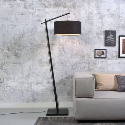 Good & Mojo Good &amp; Mojo Andes vloerlamp, zwart/zwart