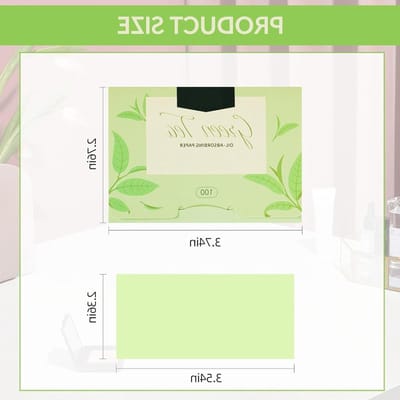 Gezicht Oliezuigpapier 500 Stuks – Olie Absorberende Blotting Papers voor Vette Huid – Ideaal voor Dames en Heren, Verfrissend en Matifiant