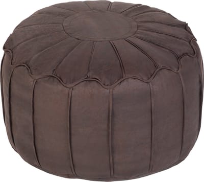 Ontspannen Zitzak Voetenbankje Kunstleer Ottoman Bean bag Poefs Lichtgewicht Zacht Voetenbankje Ergonomisch Ontwerp Rond Moroccan Poef