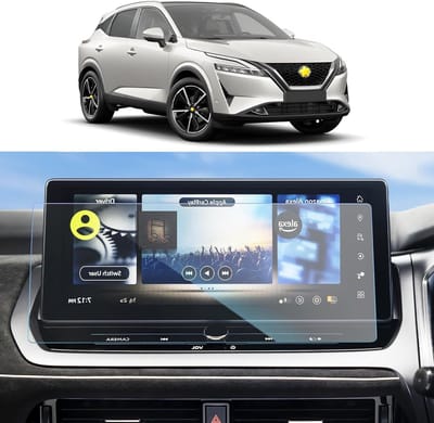 Screen Protector voor Nissαn Qashqai J12 en X-Trail e-Power 2022-2024 - Bescherming voor Navi Scherm 12.3 Inch, Krasbestendig en Eenvoudig te Installeren
