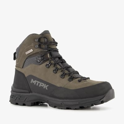 Mountain Peak leren heren wandelschoenen cat. B - Grijs - Uitneembare zool - Maat 41